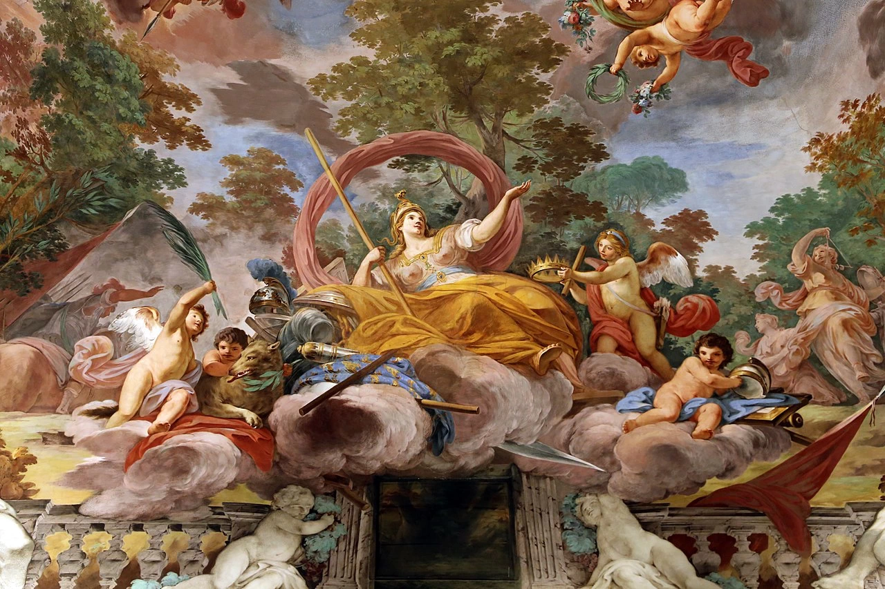 Soffitto del Casino of Villa Borghese, Rome - dettaglio 4